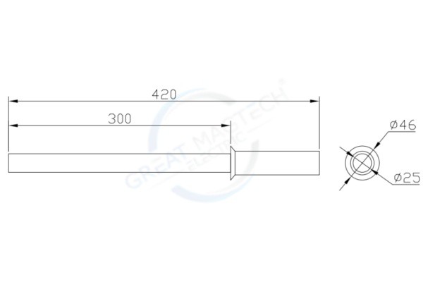 Magnet Rod Technical Drawing Magnet Rod Technical Drawing